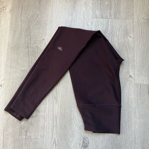 ALO Yoga High-Rise Maroon Leggings